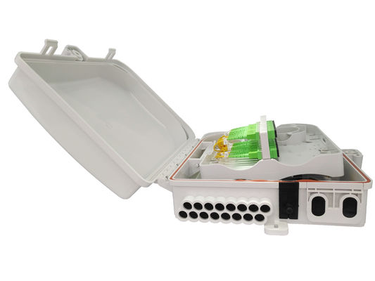 acheter Boîte de séparation de fibres optiques personnalisable avec logo et marquage laser pour les réseaux FTTH 24 capacités de noyau IP65 fabrication en ligne