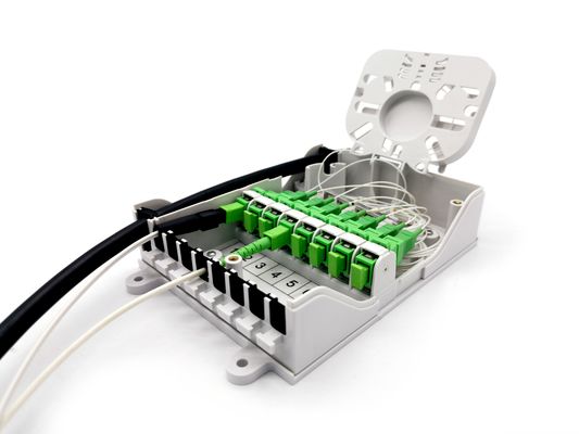 acheter 8 ports SC boîte de distribution en fibre optique passe par la conception dans FTTH GPON CATV fabrication en ligne