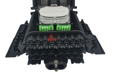 acheter 1 x 8 boîtes optiques de diviseur de fibre, 24 noirs optiques de fermeture de diviseur de fibre des ports pp fabrication en ligne