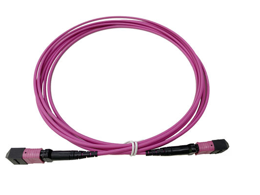 acheter 12 cœurs OM4 fibre optique MTP MPO câble patch cordon pour une performance optimale du réseau centre de données fabrication en ligne