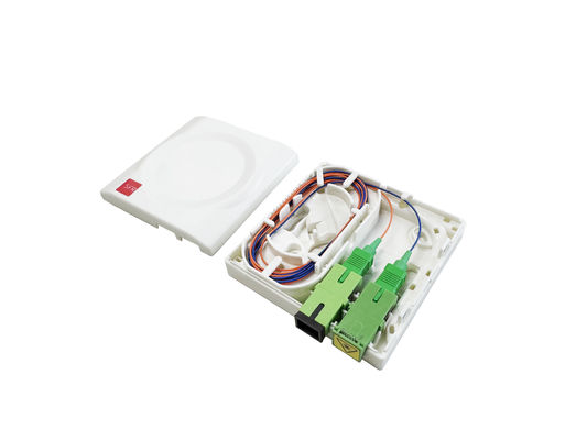 acheter Boîte de terminaison en fibre optique 2Cores ABS Taille compacte pour une installation facile Sortie murale optique fabrication en ligne