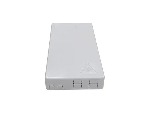 acheter Boîte de terminaison de fibres optiques FTTH ABS 4fibres blanches pour câble à chute plate à l'intérieur fabrication en ligne