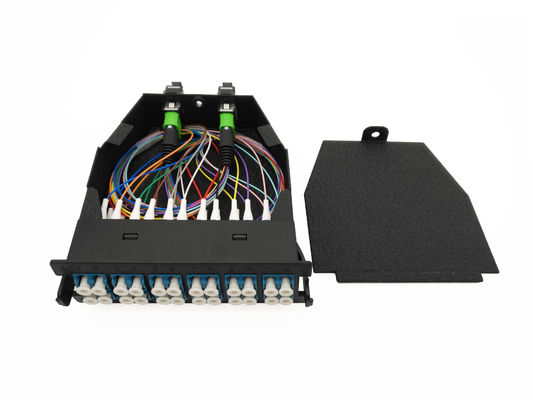 acheter MTP MPO câble 12 cassette en fibre avec MPO connecteur LC mâle femelle pour le panneau de patch fabrication en ligne