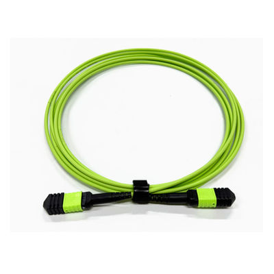 acheter Cable à haute densité 12 cœurs multimode OM5 100G MPO à MPO câble de type B pour le système de communication à fibre optique fabrication en ligne