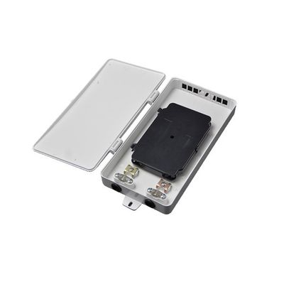 acheter 8 ports O Boîte de terminaison en fibre optique en plastique Mini fermeture de jonction par fusion avec plateau de jonction pour FTTH à l'intérieur fabrication en ligne