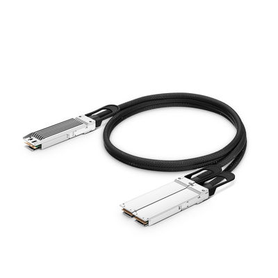 acheter 1M Compatible 800G OSFP Fined Top à 2 x 400G OSFP Flat Top Ethernet Passive Direct Attach Cable de rupture en cuivre fabrication en ligne