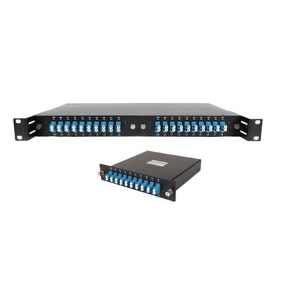 acheter Modules cassettes WDM DWDM à fibre optique fixe pour rack 19 pouces X3 enfichables pour la transmission FTTH fabrication en ligne