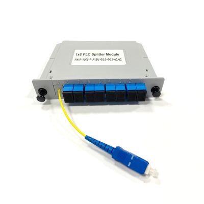 acheter 1x8 Fiber Optic Splitter Module Ideal for Passive Optical Networks and Signal Distribution in Telecommunication Systems fabrication en ligne