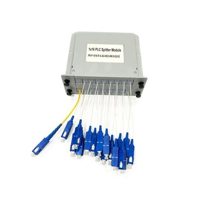 acheter Nouveau séparateur PLC à fibre optique enfichable type 1x16 LGX boîte de carte avec module SC/UPC Connecteur dans les systèmes de télécommunication fabrication en ligne