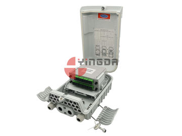 acheter Boîte IP66 de câble optique de fibre de bâti de Polonais de 16 ports pour le gris terminal de Caja de petit somme de FTTH fabrication en ligne