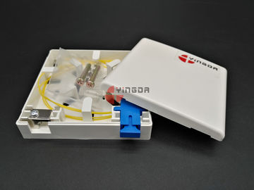 acheter 1 panneau optique de prise de Sc UPC de boîte d'arrêt de fibre du port pp Ftth avec le collier en métal fabrication en ligne