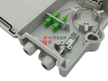 acheter Boîte extérieure d'arrêt de fibre de noyaux de FTTH 4, adaptateur optique de Sc de coffret de fibre fabrication en ligne