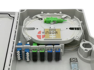 acheter 24 clôtures de corps de boîte de câble optique de fibre de ports des noyaux 3 IP65 GP62DW-3 avec le plateau d'épissure fabrication en ligne