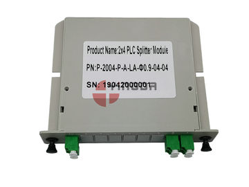 acheter Cassette en plastique du diviseur LGX de PLC de la fibre 2x4 modulaire avec le connecteur optique de fibre de duplex de LC/APC fabrication en ligne