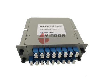 acheter mode unitaire de câble optique de fibre de diviseur de PLC de 1x32 2x32 Lgx avec des coupleurs de Sc de LC fabrication en ligne
