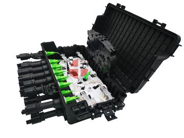 acheter Ports 2 de la fermeture 16 de corps de boîte de câble de fibre de coupleur d'adaptateur de Sc dans la couleur de noir de 2 pp fabrication en ligne