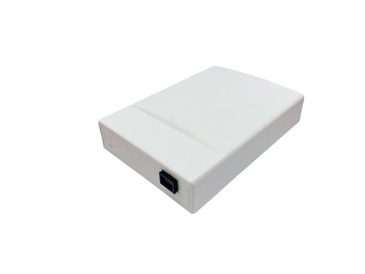 acheter Glissière gauche de FTTH 1 dans le bâti blanc optique de mur de boîte d'arrêt de fibre de Sc de panneau de prise de serrure fabrication en ligne
