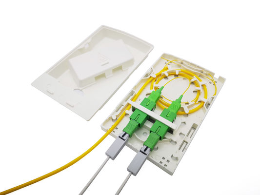 acheter Bâti gauche de mur de boîte d'arrêt de fibre de FAT IP30 2 de CATV FTTH fabrication en ligne