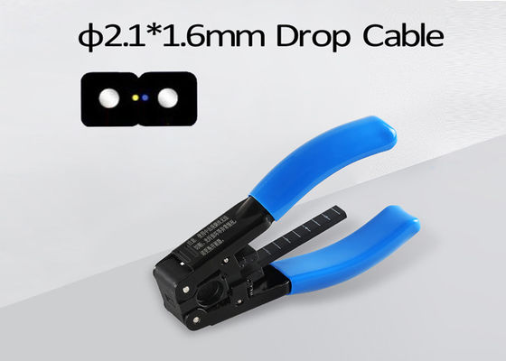 acheter Mini 2.1X 16 millimètres de FTTH d'interface de câble de la strip-teaseuse 1 du noyau 2 de noyau de matériel d'acier au carbone fabrication en ligne