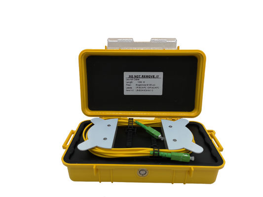 acheter Mode unitaire optique de St G.652D Corning de Sc FC LC de la boîte 1KM de câble de lancement de la fibre OTDR fabrication en ligne