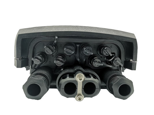 acheter IP68 boîte de distribution par câble d'envergure de clôture optique de ports du plastique 8 du noir pp mi fabrication en ligne