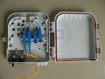 acheter Boîte optique de diviseur de fibre de PLC du plastique 1x8, boîte optique FDB0208 d'arrêt de fibre de bâti de mur fabrication en ligne