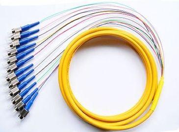 acheter Multi - le tresse optique 1Meter de fibre de noyau de la fibre 12 ou 1,5 mètre, tresse de ruban du pullover FC de fibre fabrication en ligne
