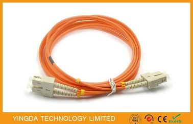 acheter Sc - Duplex optique 2.0mm de la corde de correction de fibre multimode de Sc 50 (125) um avec l'agrafe beige fabrication en ligne