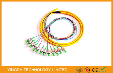 acheter Le tableau de connexions RPA/tresse optique fibre de FC/cordes de correction 8 creuse l'amortisseur serré vert de 12 noyaux fabrication en ligne