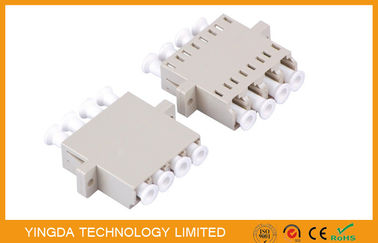 acheter Adaptateur de quadruple du panneau de support de FTTH LC, adaptateur de fibre optique de LC millimètre adapté aux besoins du client fabrication en ligne