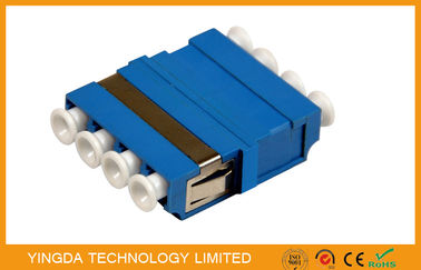 acheter Bleu optique de manière de l'adaptateur 4 de fibre de FTTH CATV LC/PC, adaptateur optique de SM/millimètre LC fabrication en ligne