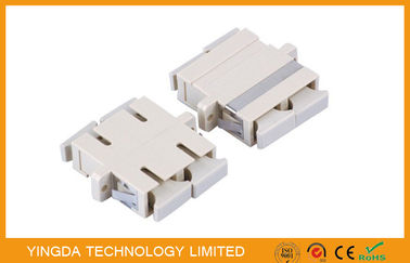 acheter Adaptateur optique de fibre du millimètre DX de plastique de PBT/coupleur blancs, adaptateur duplex de Sc fabrication en ligne