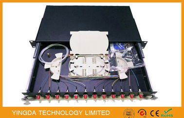 acheter 12 bâti de support optique de tableau de connexions de fibre du port FC, 12 tableau de connexions du SM SX ODF des fibres FC fabrication en ligne
