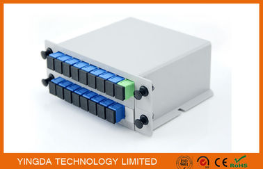 acheter Aluminium de fibre optique de diviseur de PLC LGX de réseau de GPON 2 châssis de cassette de fente fabrication en ligne