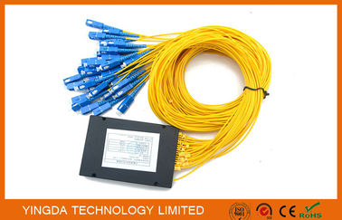 acheter Hytrel blanc 0.9mm LSZH de blanc de tampon serré du diviseur optique 1x32 de PLC de fibre d'ODN fabrication en ligne