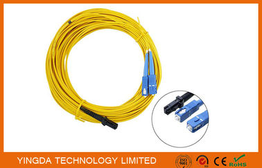 acheter Corde de correction optique de fibre de LC/RPA MT-RJ au duplex Zipcord de Sc Singlmode sans jaune d'agrafe fabrication en ligne