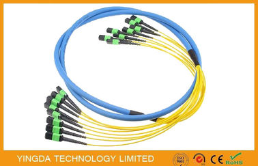 acheter 3D jaune a examiné 96 le câble de la fibre MTP MPO, câbles équipés optiques de fibre fabrication en ligne