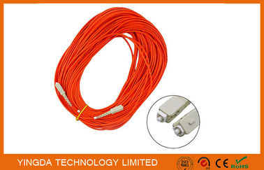 acheter Sc optique de corde de correction de fibre de LSZH - Sc avec l'orange de logement/le câble beiges recto fibre de Corning fabrication en ligne