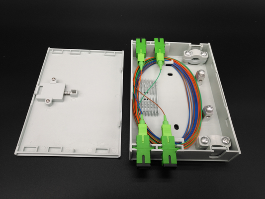 acheter 4 la boîte de fibre optique d'arrêt des ports FTTH Pré-a terminé la boîte d'épissurage de fusion de noyaux de CTO 12 fabrication en ligne