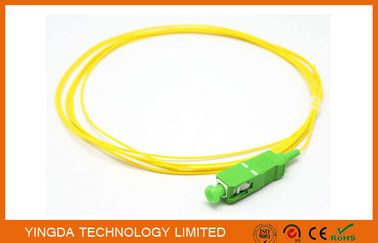 acheter Câble optique jaune recto unimodal de fibre de PVC de Sc RPA 3M 900 de tresses um fabrication en ligne