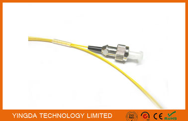 acheter PVC unimodal optique G652D de câble de couleur du jaune 1meter du tresse FC 0.9mm de fibre fabrication en ligne