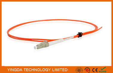 acheter Orange serrée à plusieurs modes de fonctionnement d'amortisseur du diamètre LSZH du simplex 2.0mm des tresses LC de fibre fabrication en ligne