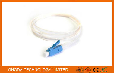 acheter Tresses du SM SX de LC/UPC 1.5M, amortisseur serré blanc optique des tresses LC 1,5 Mtrs 900um de fibre fabrication en ligne