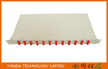 acheter Le support de fibre optique a monté l'acier laminé à froid par ports 1.0mm de pouce 24 du tableau de connexions d'ODF 19 fabrication en ligne