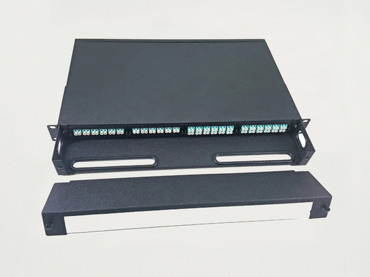 acheter 96 baies de la clôture 4 de tableau de connexions des noyaux 1U MPO au loin 24 adaptateurs de cassette des ports MTP de LC fabrication en ligne