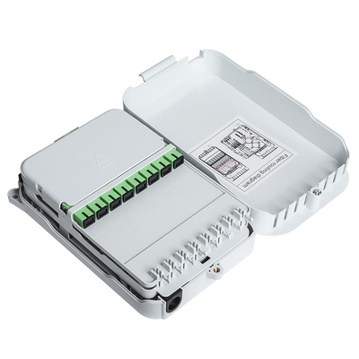 acheter 16 mi bâti d'intérieur optique gauche en plastique de mur de la boîte IP55 FTTH d'arrêt de câble de fibre d'envergure fabrication en ligne