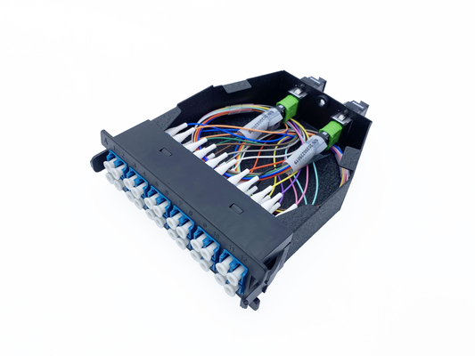 acheter 8 câble équipé d'hydre du module G657A2 LSZH de cassette des fibres MPO RPA fabrication en ligne