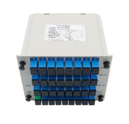 Performance de précision Splitter Fibre Mode unique PLC 1x32 type vertical SC UPC connecteur APC