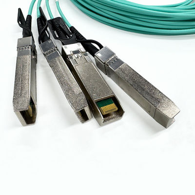 Cable optique actif 100G QSFP28 OM3 AOC Cable émetteur-récepteur optique utilisé pour le réseau