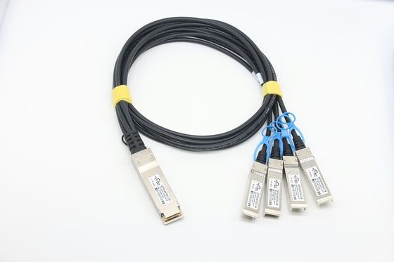 100G QSFP28 à 4x25G SFP28 DAC câble Twinax Matériau de cuivre à raccordement direct Compatible avec Cisco